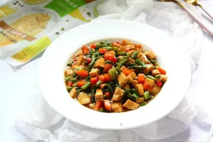 Chicken tits and beans