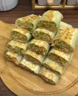 Carrot potato burrito
