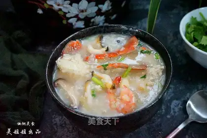 Crab porridge