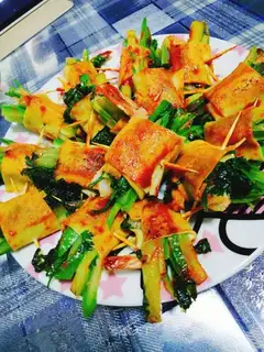 Hot tofu rolls