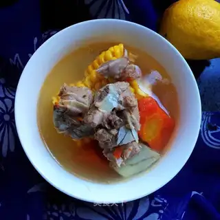 Carrot steak soup