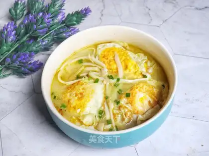 I'll have my eggs boiled seafood mushrooms