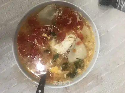 Tomato egg soup