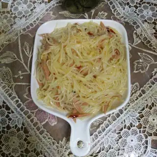 Clear the potatoes