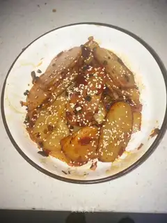 Fried potato chips