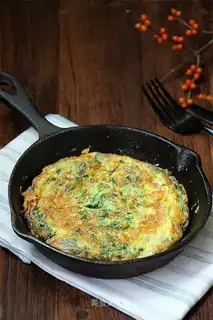 Spinach baked eggs