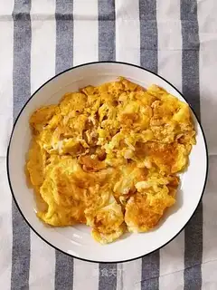 radish fried eggs