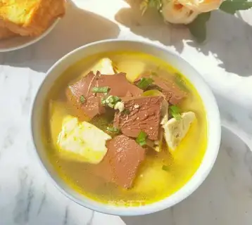 Tofu duck soup