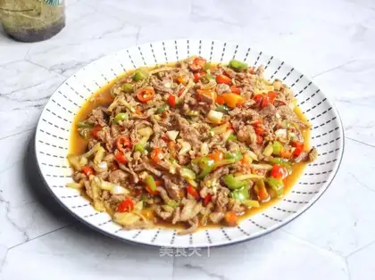 Fried beef