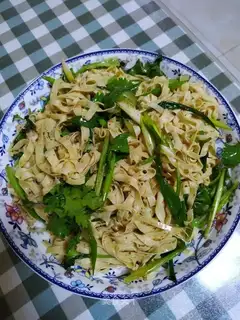 Stuff dry tofu