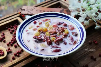 Red bean milk congee