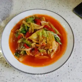 Tomato and cabbage