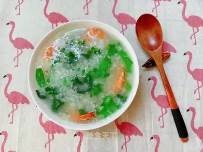 Shrimp heart porridge