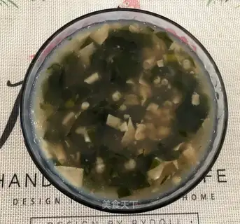 Seaweed spicy soup