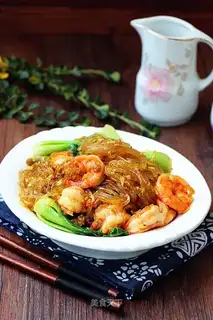 Curry fan shrimp