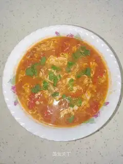Tomato egg soup