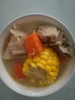 The radiant corn radish soup