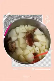 Duck radish soup