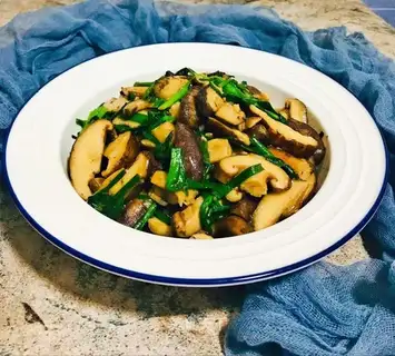 Scrambled mushrooms