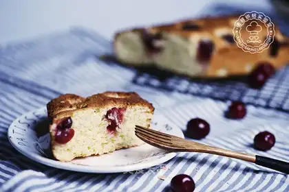 Country cherry cheesecake