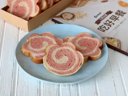 Double plum bread