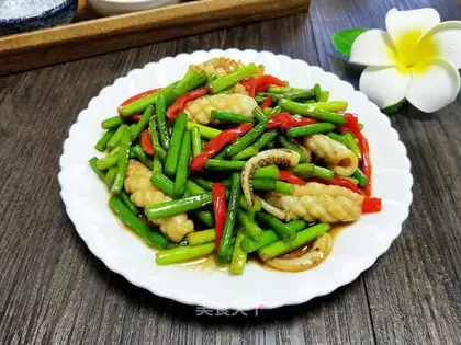 Squids with garlic
