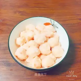 Homemade shrimp balls