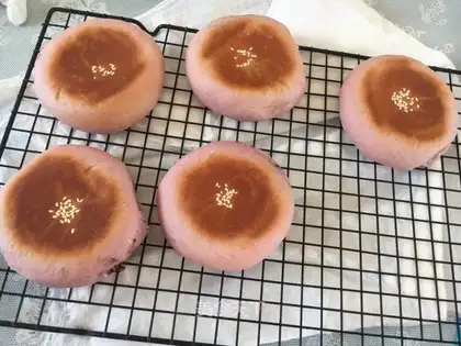 Japanese purple bread