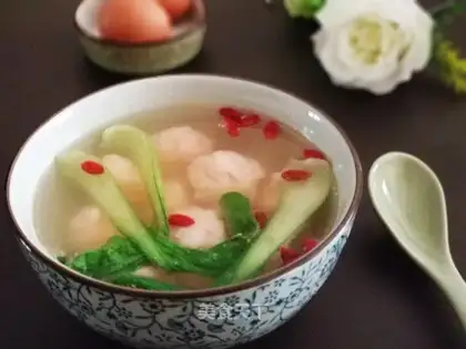 Shrimp oil soup