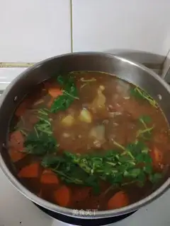 Potato veggie soup