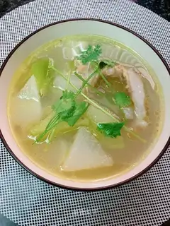 Blue radish gravy