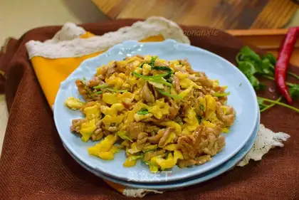 Eggs and meat