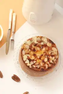 Rock-burned cheesecake