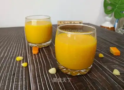 Pumpkin corn juice