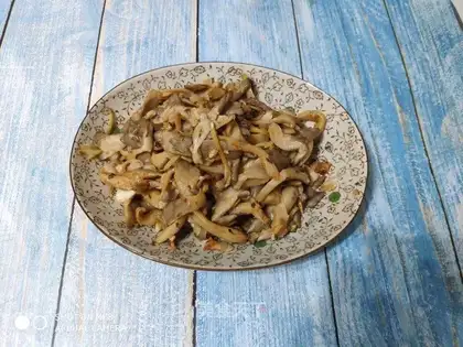 Fired mushrooms