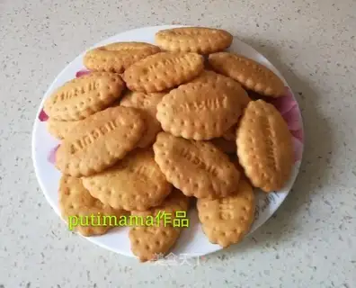 Homemade coarse cookies