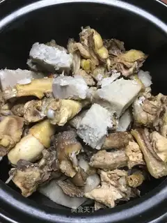 Squid chicken head