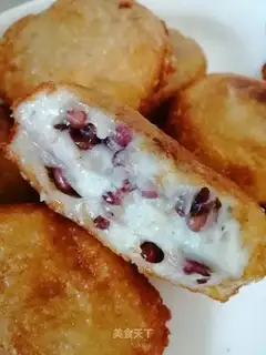 Red bean gold cake