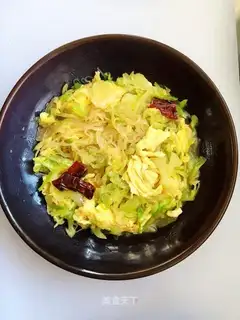 Egg fan cabbage