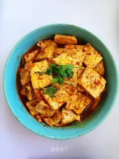Garlic chili tofu