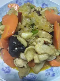 Spicy carrot and chicken