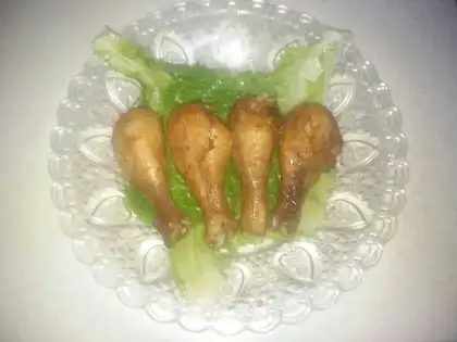 The secret juice roasted chicken legs