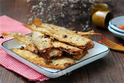 Fried horsefish