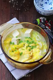 Bean tofu soup