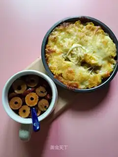Cheese and potatoes