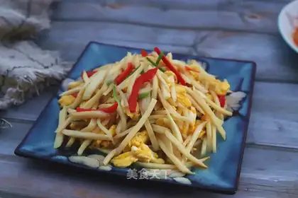 White fried eggs