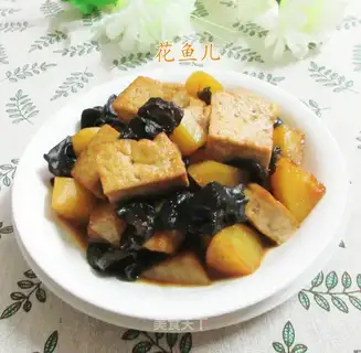 Black-mute potatoes burning old tofu