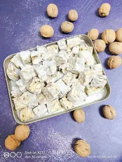 Nut nuts and snow souffles