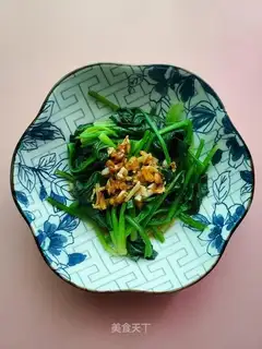 Garlic spinach