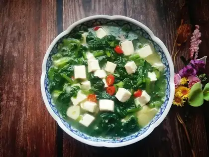 The white radish and the tofu